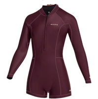 Womens Lunar 2/2mm Front Zip Long Sleeve Shorty Wetsuit